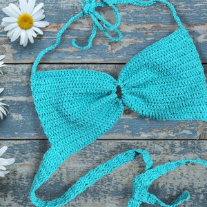 Crochet Bralette Top / Crochet Top Pattern/ Crochet Bikini Top / Cups A-F / Crochet Classic Bralette / PDF Pattern