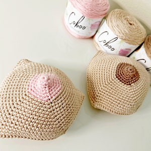 Patrón PDF de prótesis mamaria a crochet, ajustable a todas las tallas + Vídeo