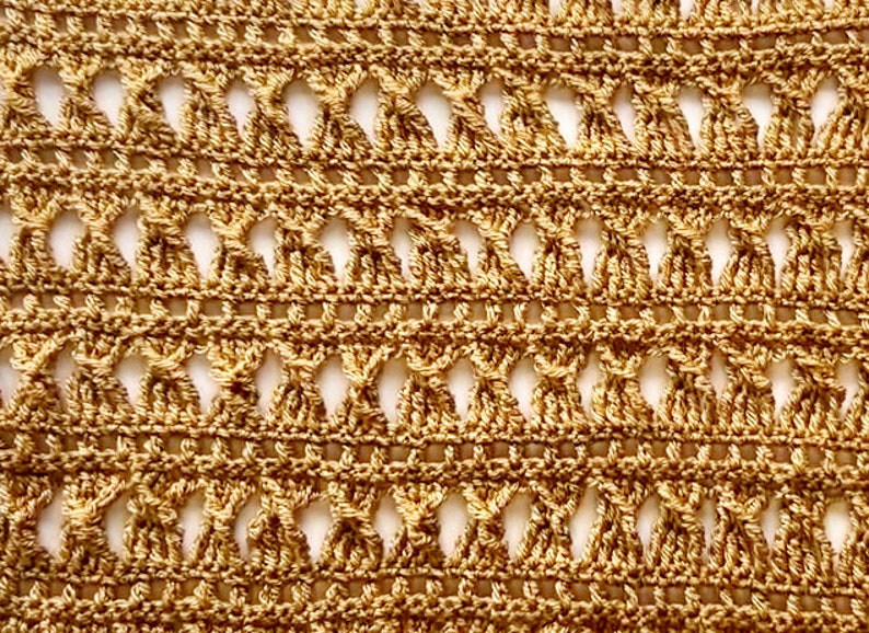 Crochet Lace Crop Top PDF Pattern, Mesh Beach Summer Lightweight, Beginner, All Sizes, + Video