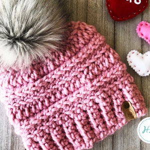 The Ada Beanie Crochet Hat Crochet Pattern Hat Pattern image 4
