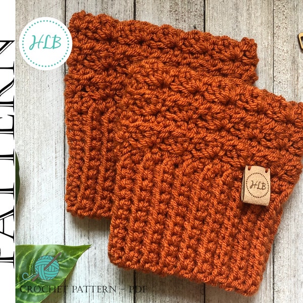 The Karis Boot Cuffs | Crochet Pattern