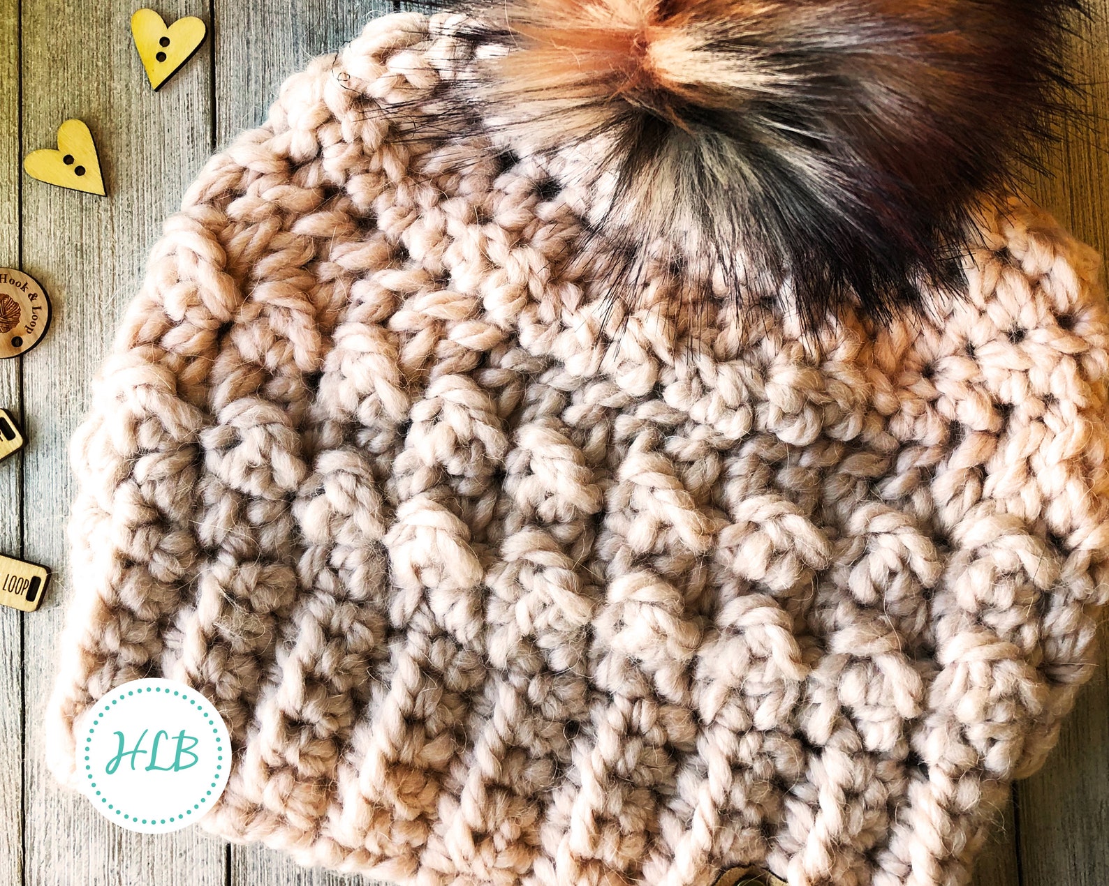 Easy Market Beanie Crochet Pattern | Bulky Yarn Hat (PDF Pattern) - Etsy