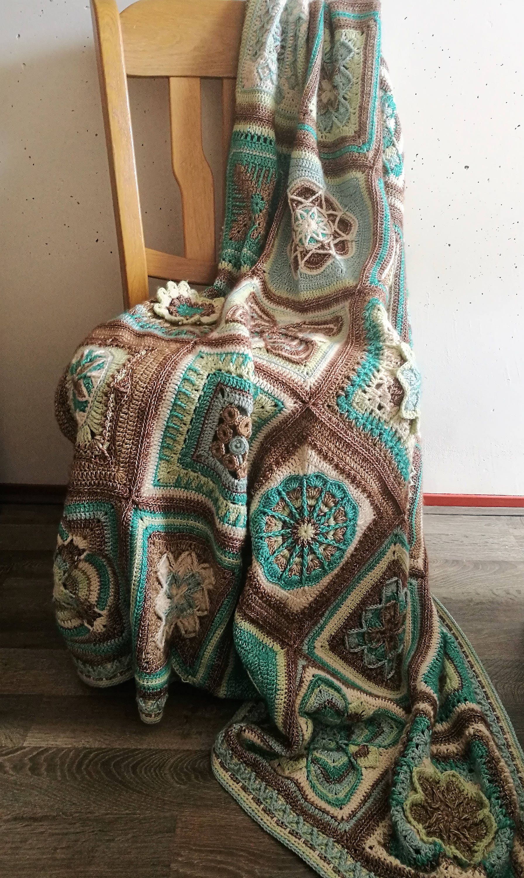 Crochet Afghan Handmade Blanket Etsy