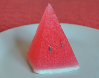 WATERMELON SOAP, Summer Bath Decor, Watermelon Lover Gift, Watermelon Party Favors, Gag Gift, Realistic Watermelon Slice, Pool Party Favor