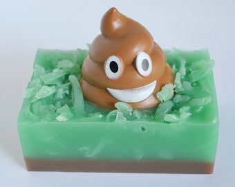 Cute Gifts for Toddlers, POOP EMOJI SOAP with Bath Toy, Emoji Party Favor, Emoji Soap, Funny Poop Soap, Summer Soap, Gifts for Grandkids