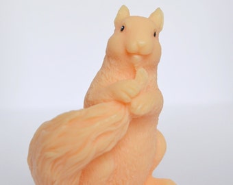 SQUIRREL SOAP, Cute Soap for Children, Squirrel Lover Gift, Animal Shaped Soap, Novelty Soap, Woodland Party Favors, Kids Stocking Stuffers