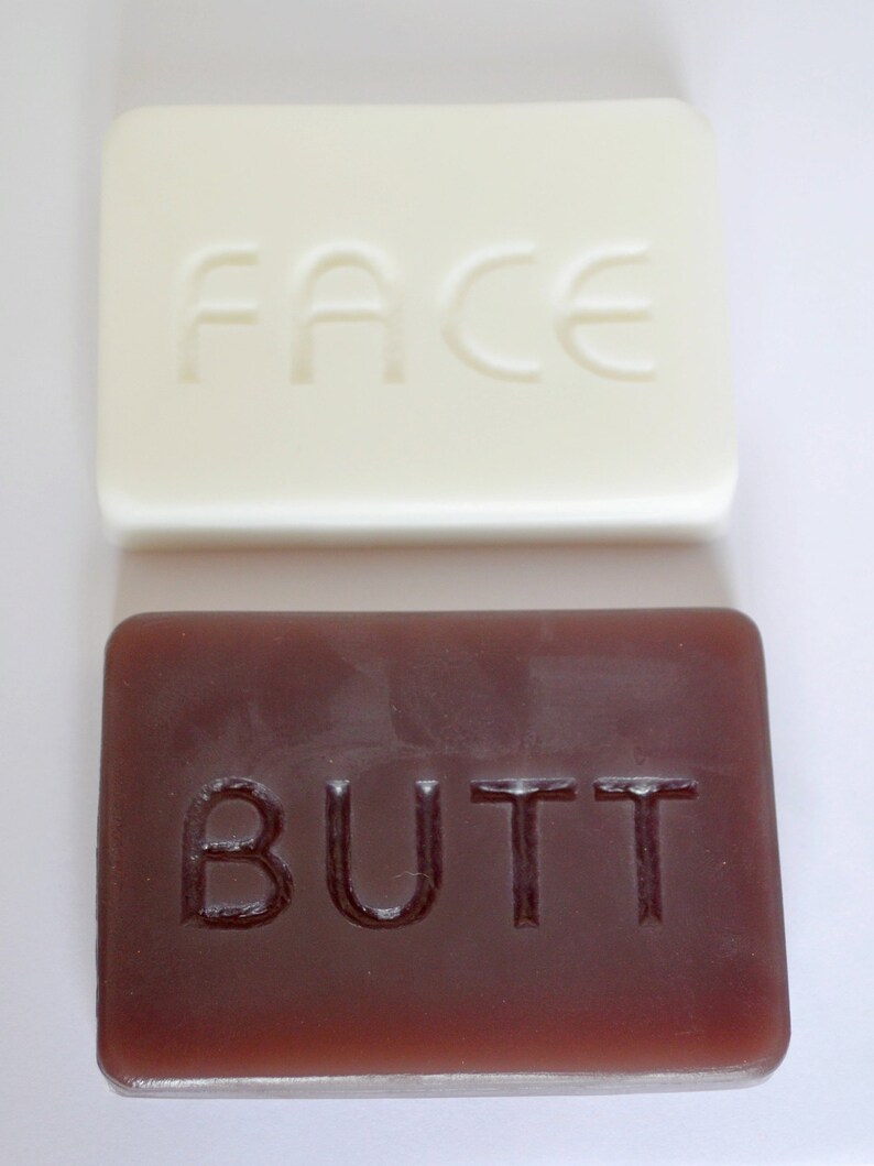 Gag Gift BUTT & FACE SOAP Set of 2 Soap Bars Funny Gift Etsy