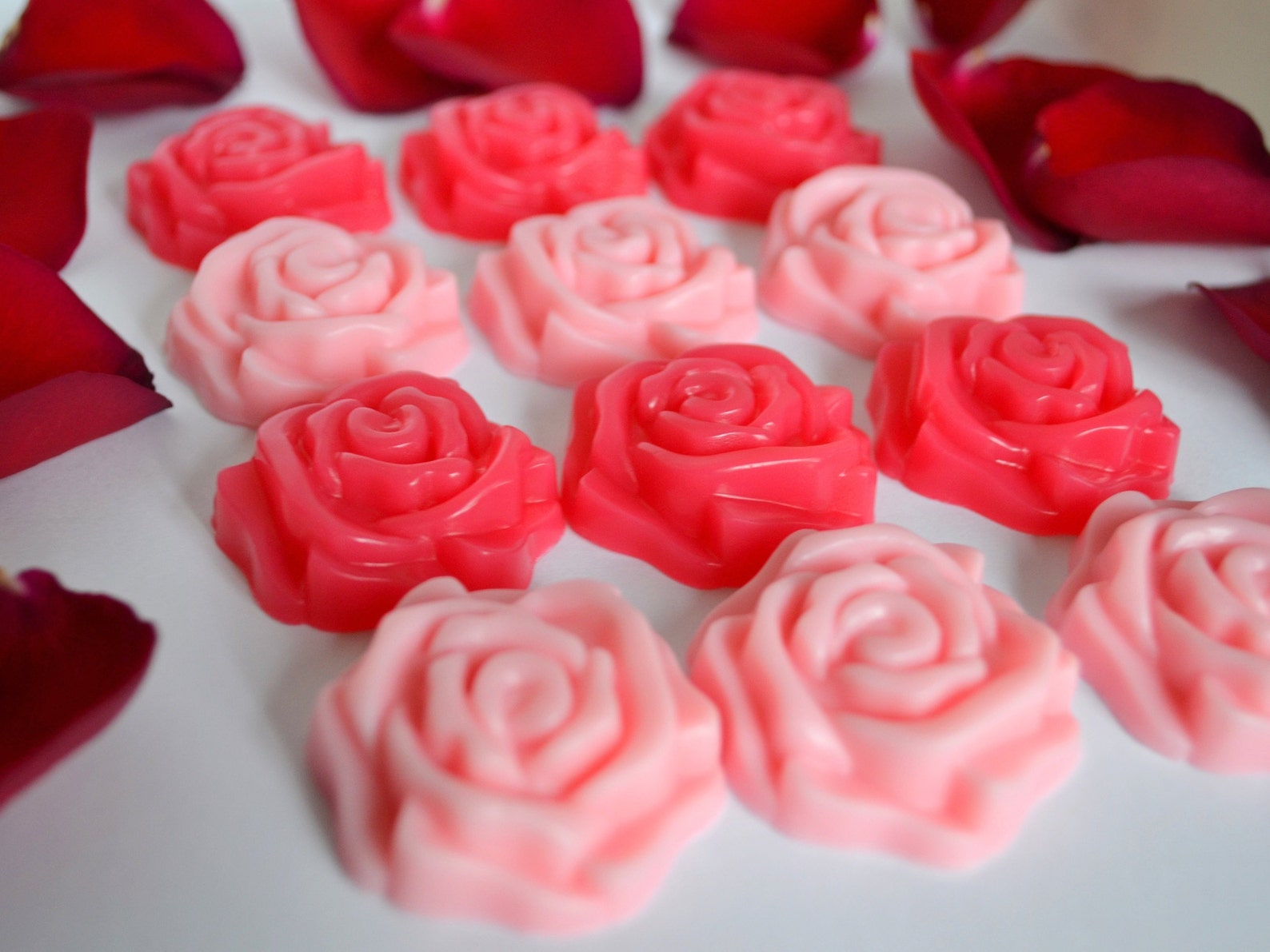ROSE PARTY FAVORS 12 Rose Soaps Wedding Party Favors Baby Etsy