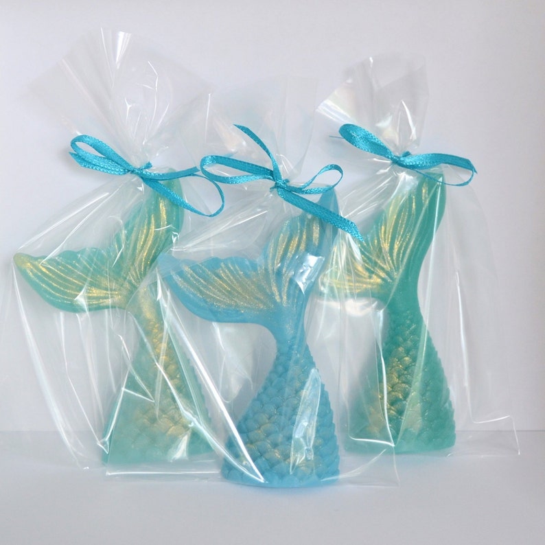 MERMAID BABY SHOWER Favors 25 Mermaid Tail Soap Beach Etsy
