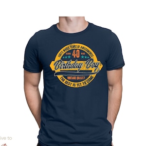 Mens 40th Birthday Gift T-Shirt Tee - Birthday Boy Classic 40 Year Old