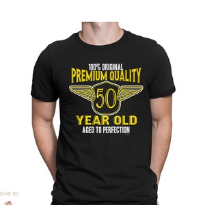 Heren T-shirt - Premium kwaliteit 50 jaar oud - Verjaardagscadeau T-shirt