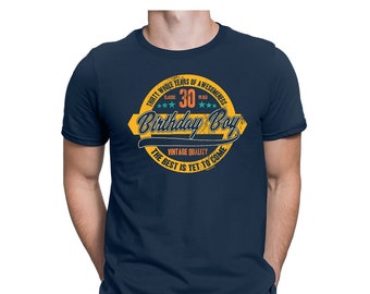 Mens Tee - Birthday Boy Classic 30 Year Old Gift Birthday T-Shirt
