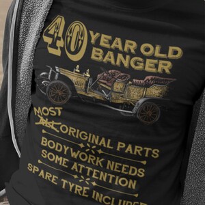 40-årsdag T-shirt herr, 40-årsdag, julklapp bild 2
