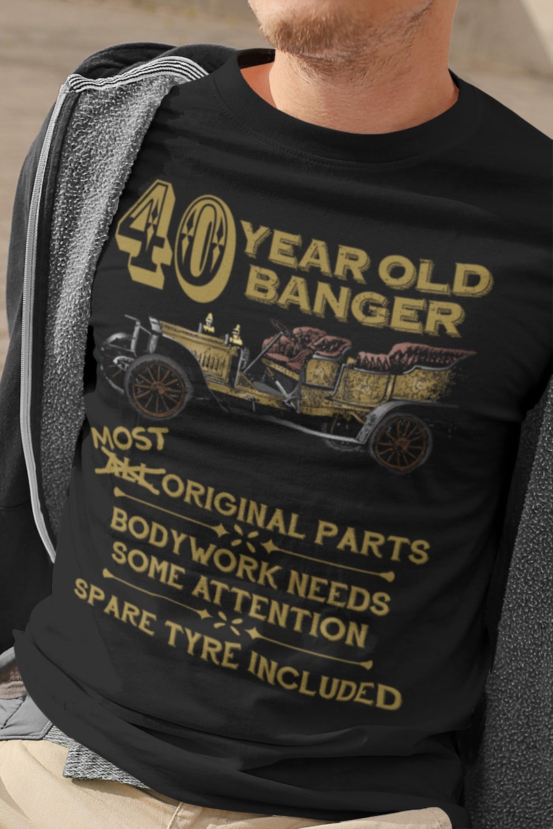40-årsdag T-shirt herr, 40-årsdag, julklapp bild 2