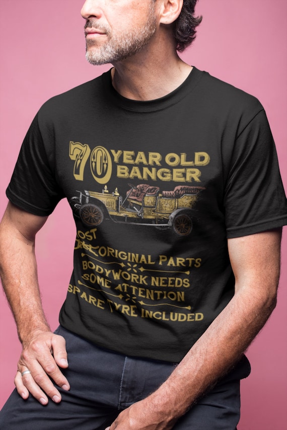 Camiseta de regalo para el cumpleaños de hombre: coche