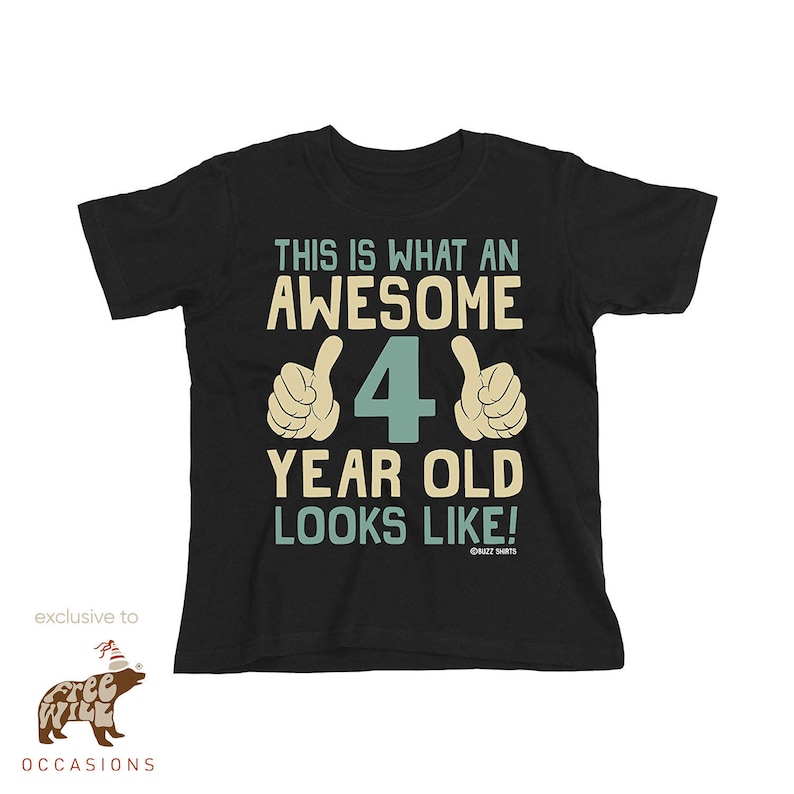 Kids Christmas Gift Tshirt 4 Year Old Boy This is What an Etsy UK