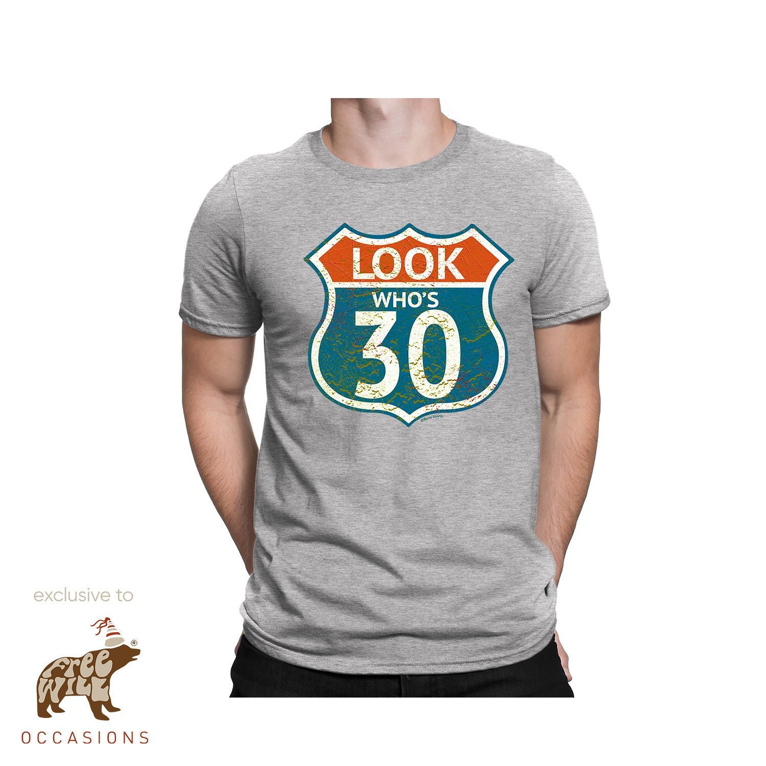 Mens 30th Birthday Gift T-shirt, Tee - Look Who's 30 Route 66 - Etsy
