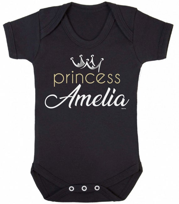 etsy personalised baby grow