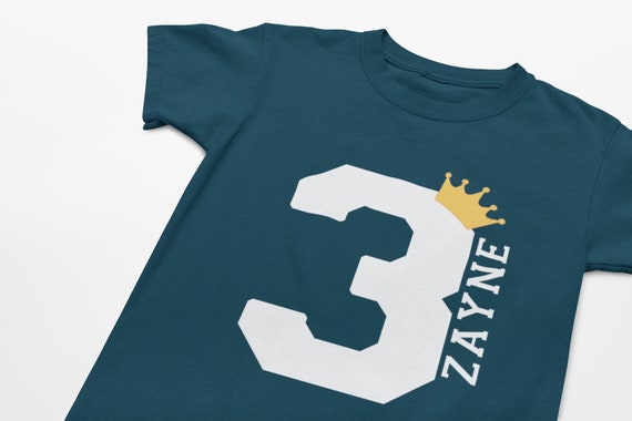 Kids 5th Birthday Boy Prince Crown T-Shirt Kids 5th Birthday Boy Prince Crown T-Shirt