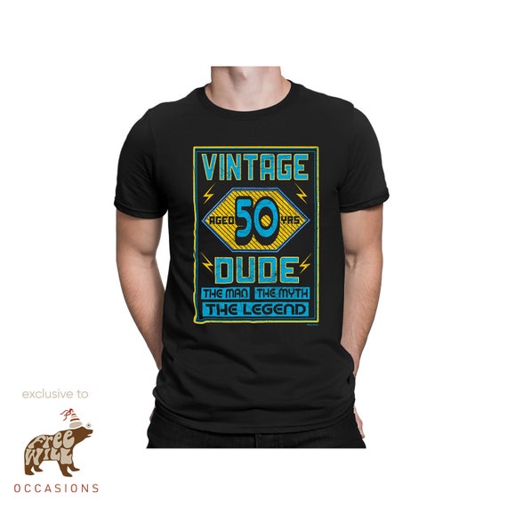 50th Birthday Gift Shirt Vintage Dude 1968 50 Year Old Shir 50th Birthday Gift Shirt Vintage Dude 1968 50 Year Old Shir