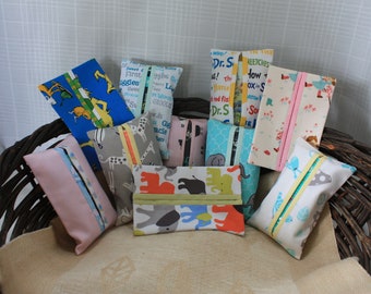 One Travel Tissue Holder Baby Nursery Shower Gift Christmas Stocking Stuffer Tissue Packet INCLUDED
