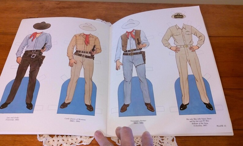 Ronald Reagan Paper Doll Book (NEW) by Tom Tierney image 8