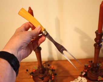 Vintage Carving Fork Bakelite Handle