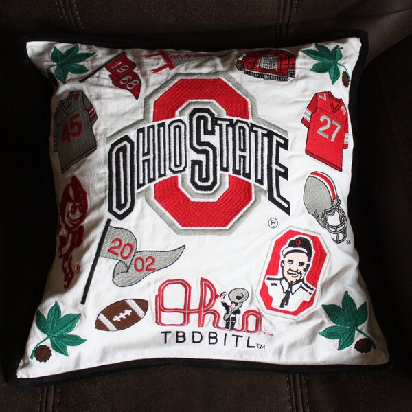 Ohio State Pillow Etsy