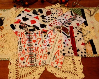 One Playing Card Travel Tissue Holder / Bridge Euchre Poker / Christmas Stocking Stuffer Tissue Packet NOT Included