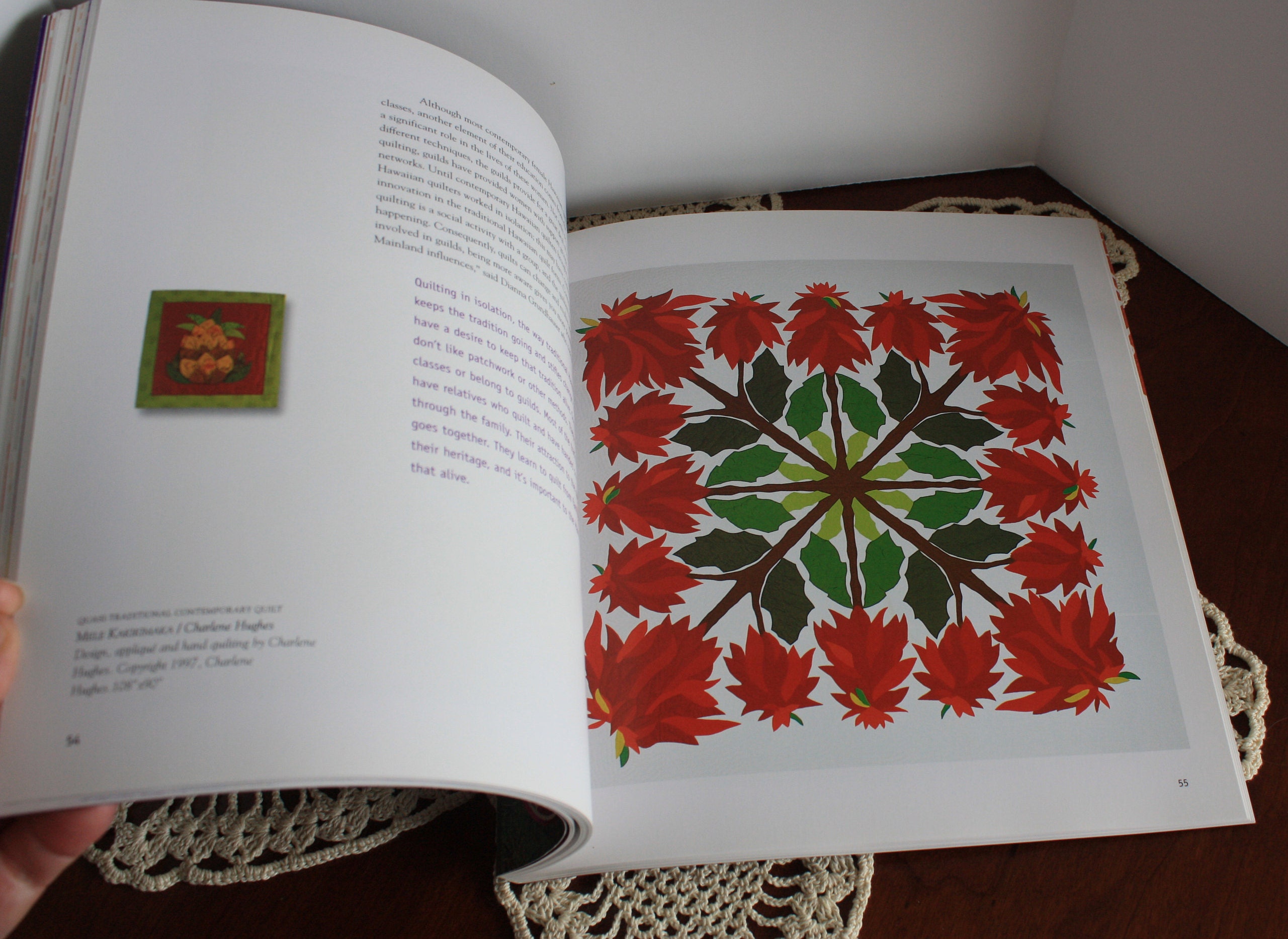 Kits & How To Sewing & Needlecraft Contemporary Hawaiian Quilting Book
