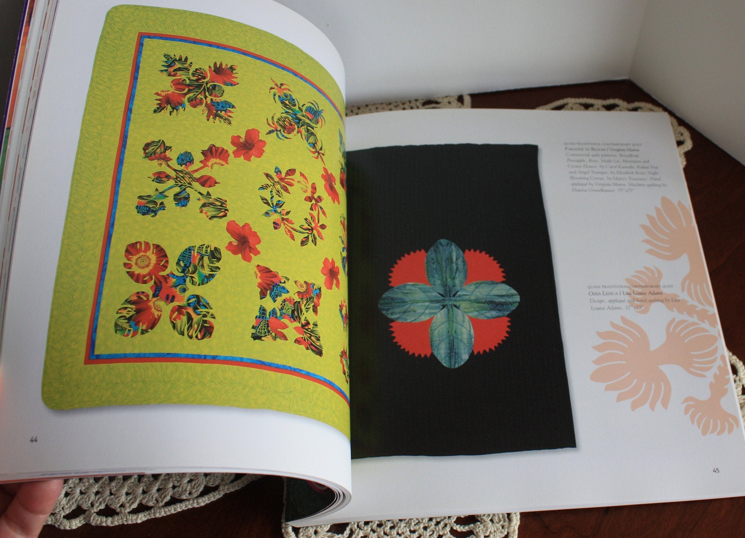 Kits & How To Sewing & Needlecraft Contemporary Hawaiian Quilting Book