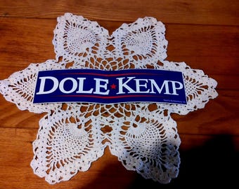 Vintage Dole/Kemp 96 Election Bumper Sticker