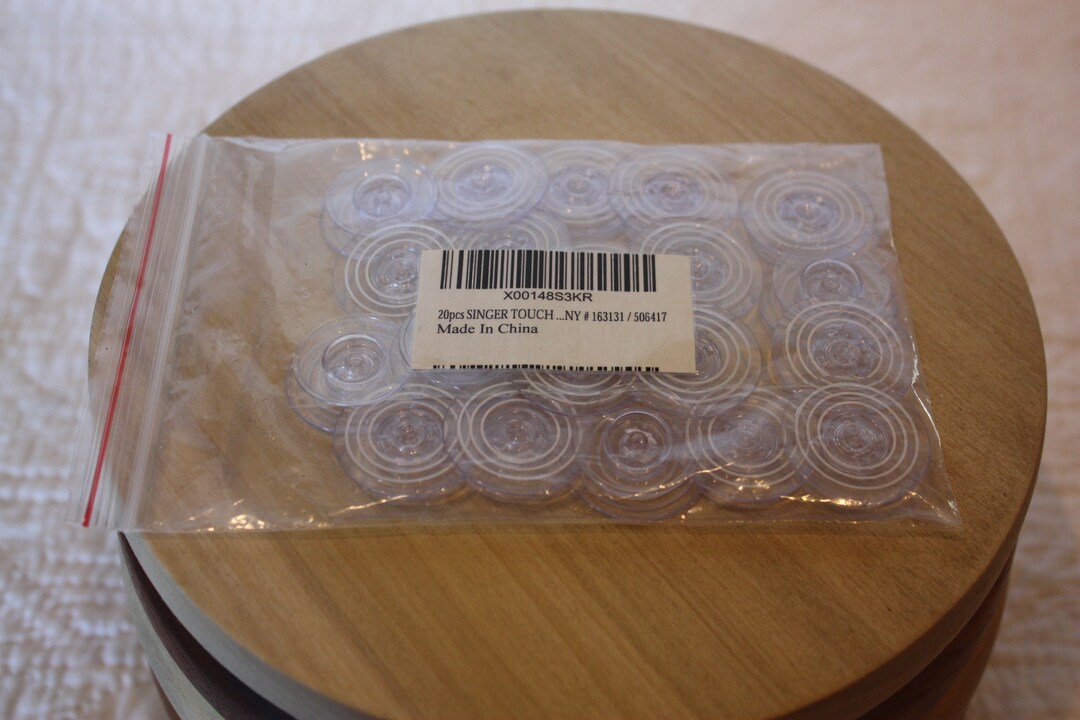 Singer Touch and Sew Sewing Machine Bobbins Vintage Pack of 20 Bobbins