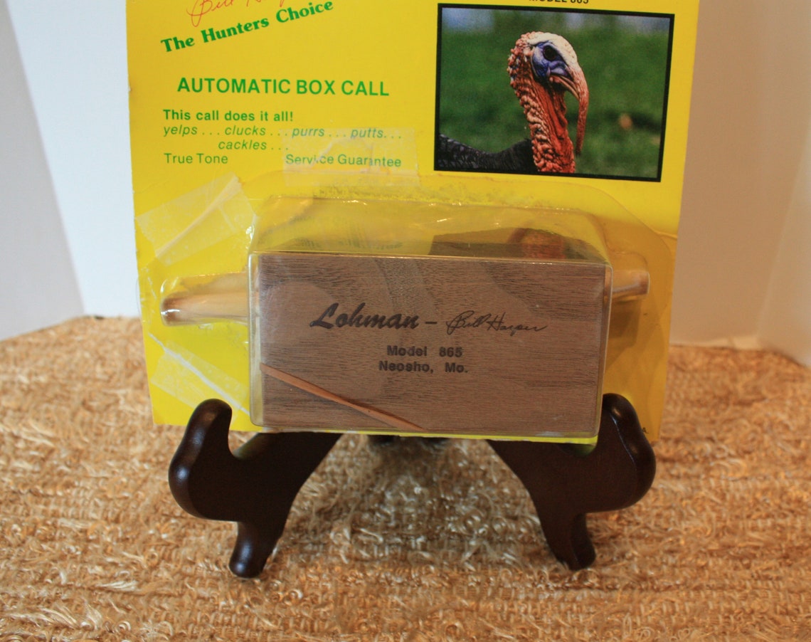 Lohman Turkey Automatic Box Call Model 865 Vintage Etsy