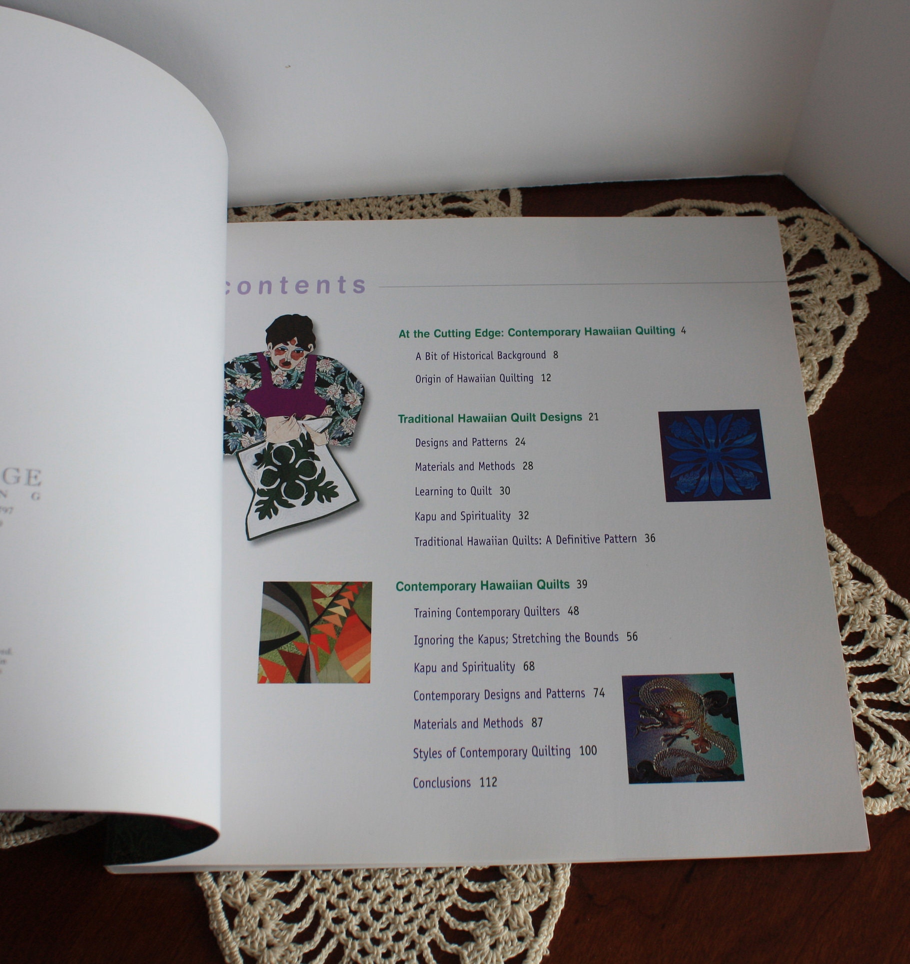 Kits & How To Sewing & Needlecraft Contemporary Hawaiian Quilting Book