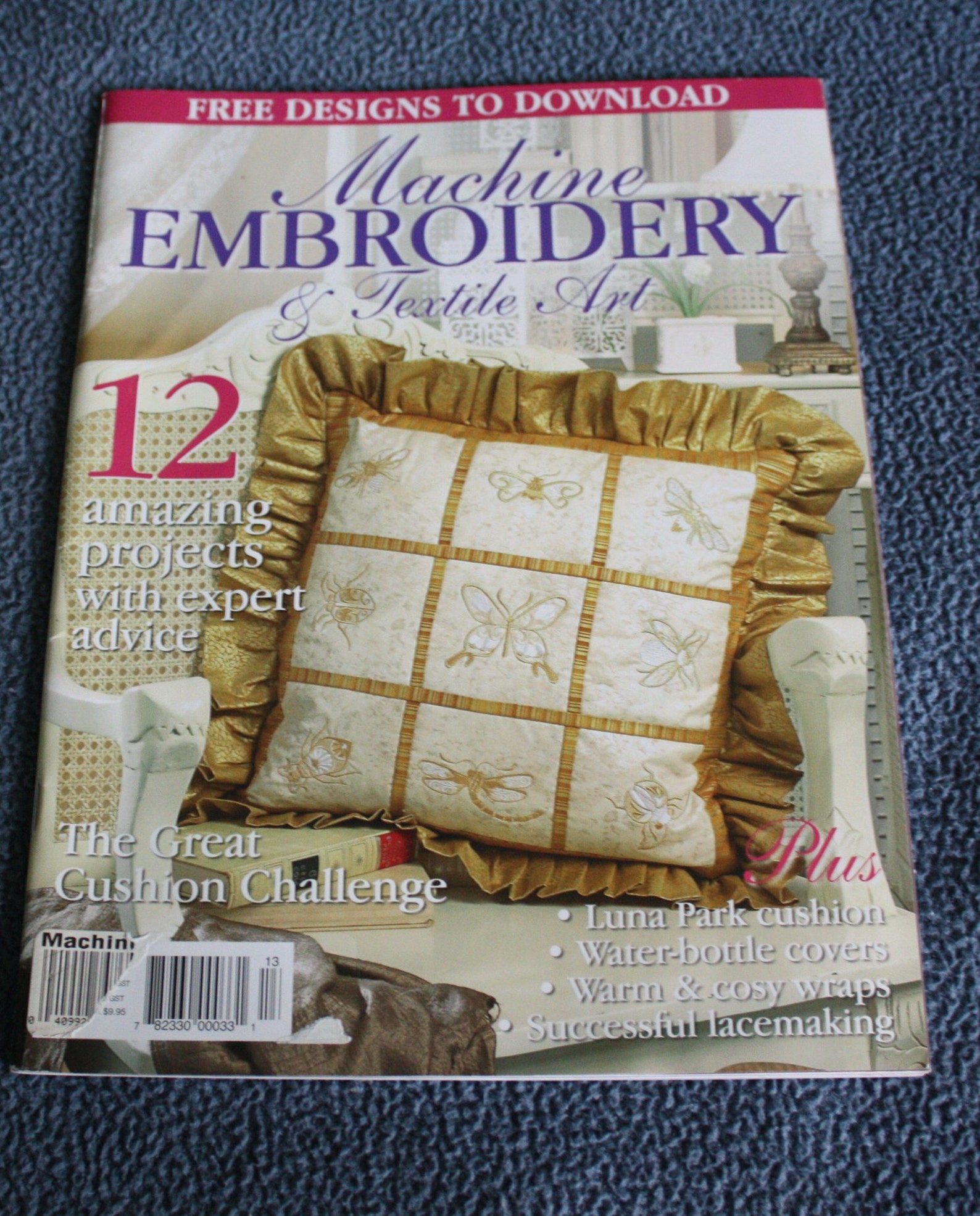 Machine Embroidery & Textile Art Magazine 2008 Vol 14 No 10. Etsy