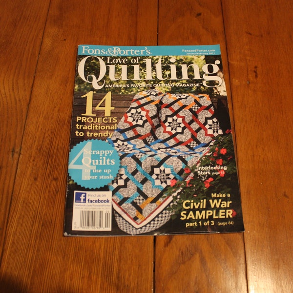 Fons & Porter's Love of Quilting Magazine  January/February 2011