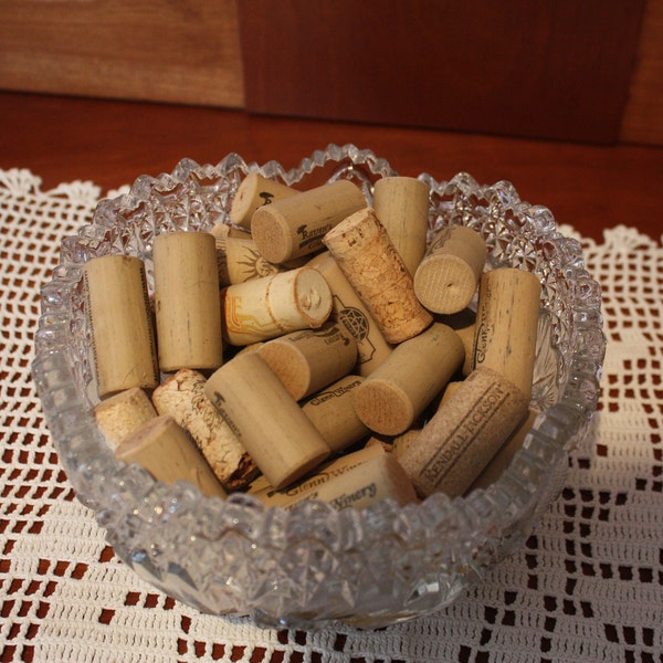 50 Wine Corks for Crafting or Collecting Both Cork and Rubber