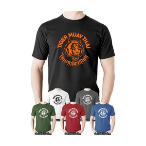 Tiger Muay Thai T-Shirt Phuket Tailandia UFC Top MMA Kick Boxing Artes Marciales 