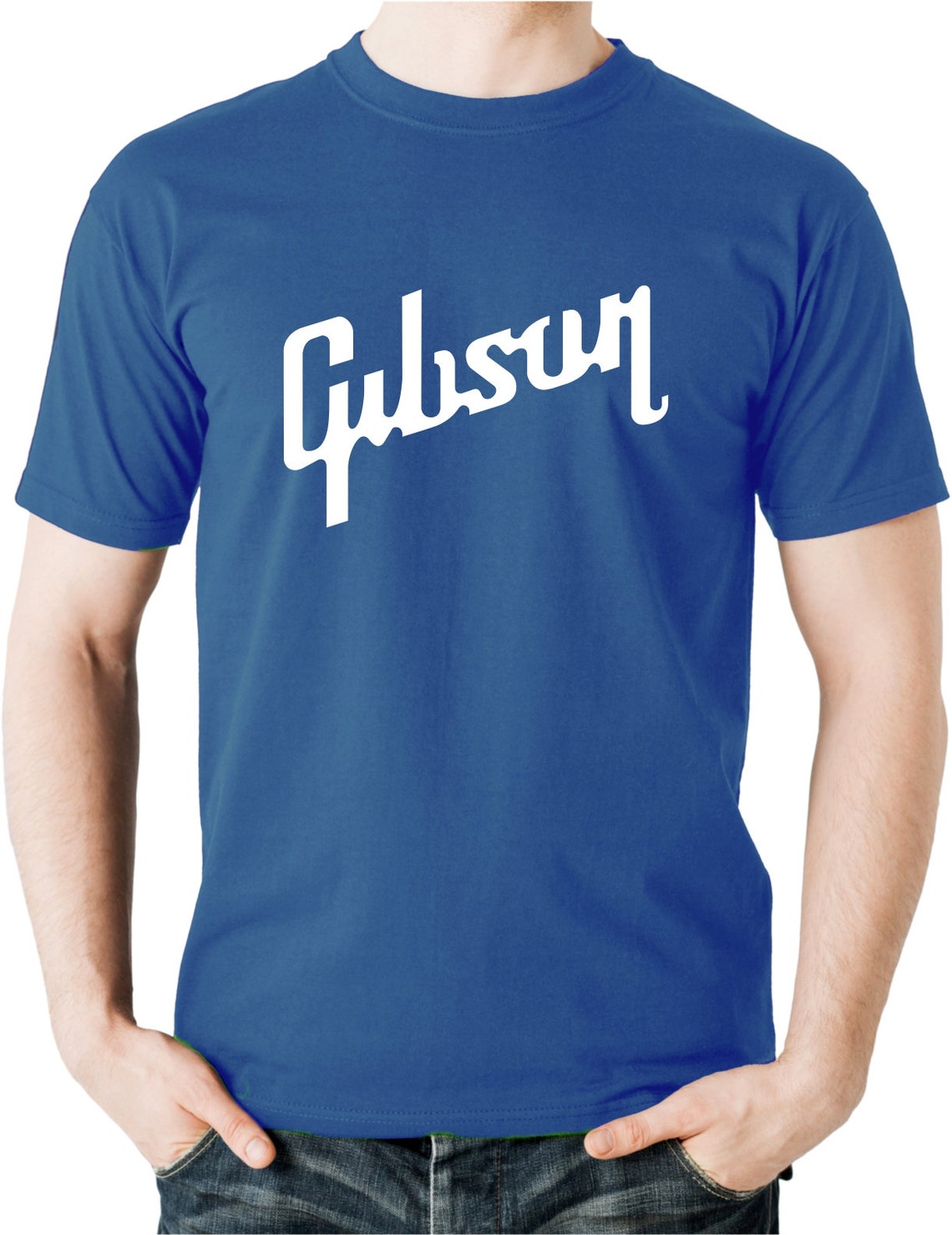 Gibson Retro Guitar TShirt Rock Music Top Band Les Pauls Etsy