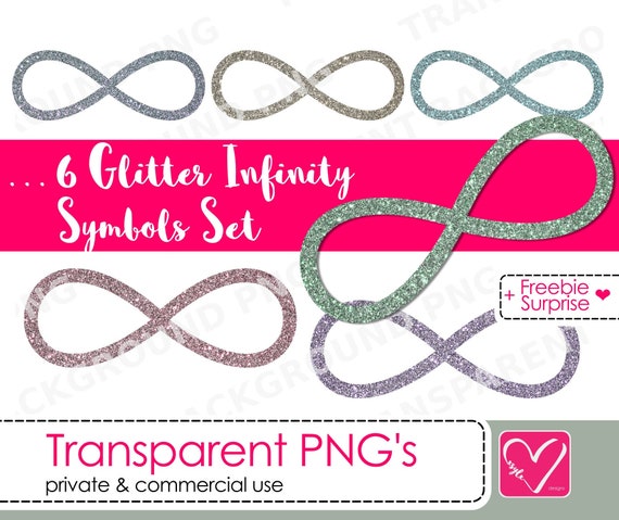 Download Infinity Glitter Clipart Endless Love Png Files Download Set Etsy