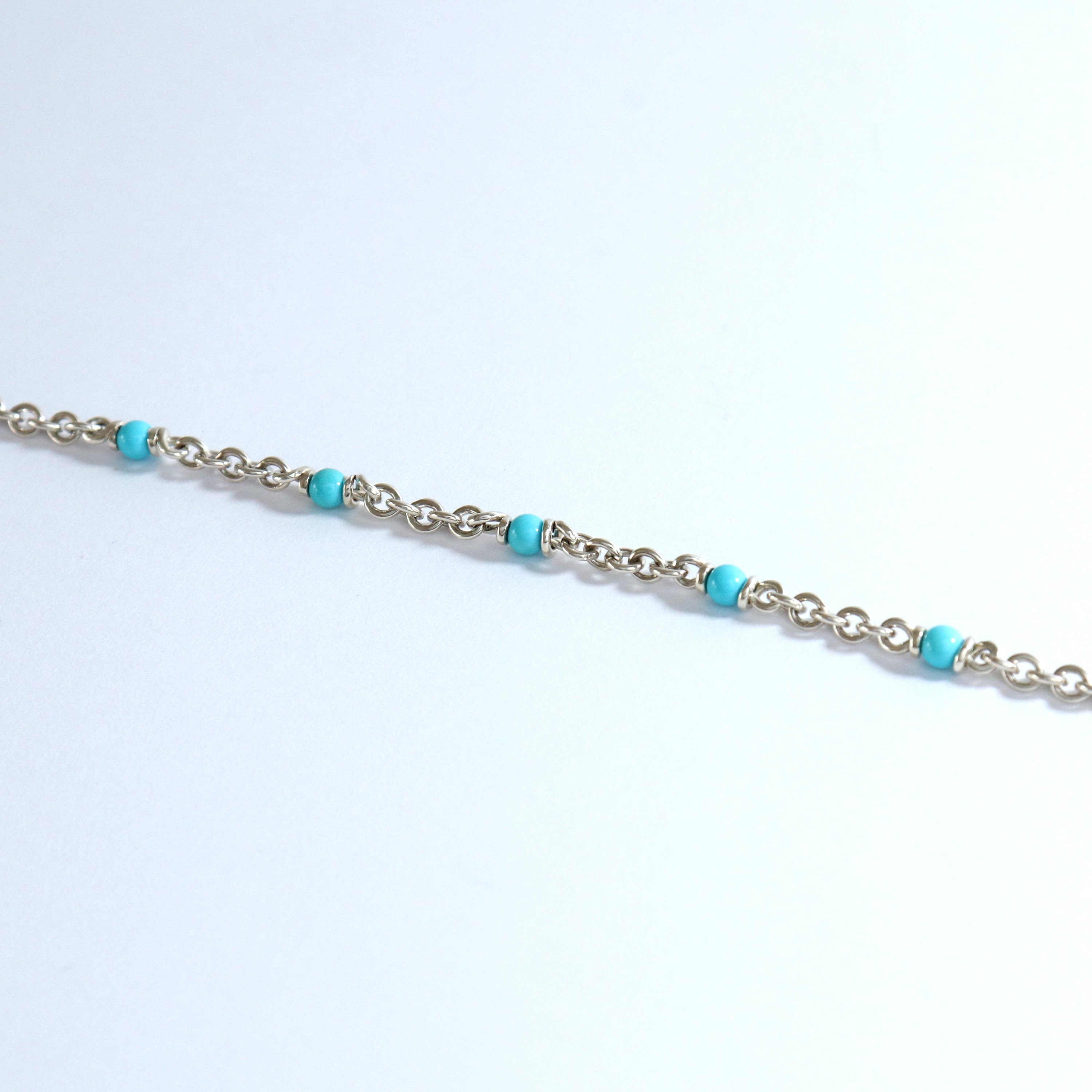 Chaine perlée argent 925 | Petits trésors