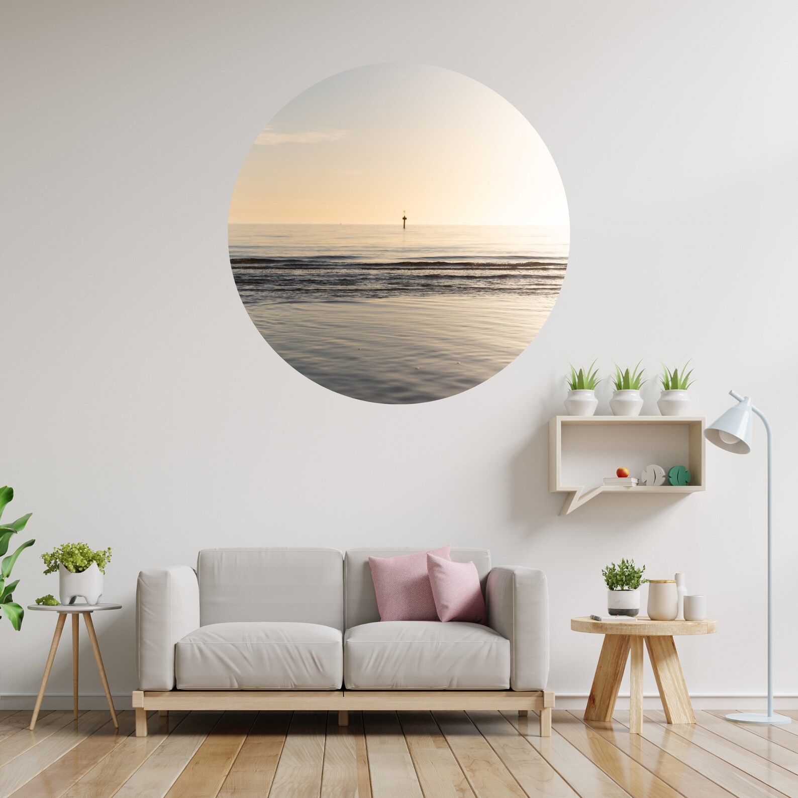 Water Ocean Wall Sticker Decal Beach Wall Decal Fabric Etsy