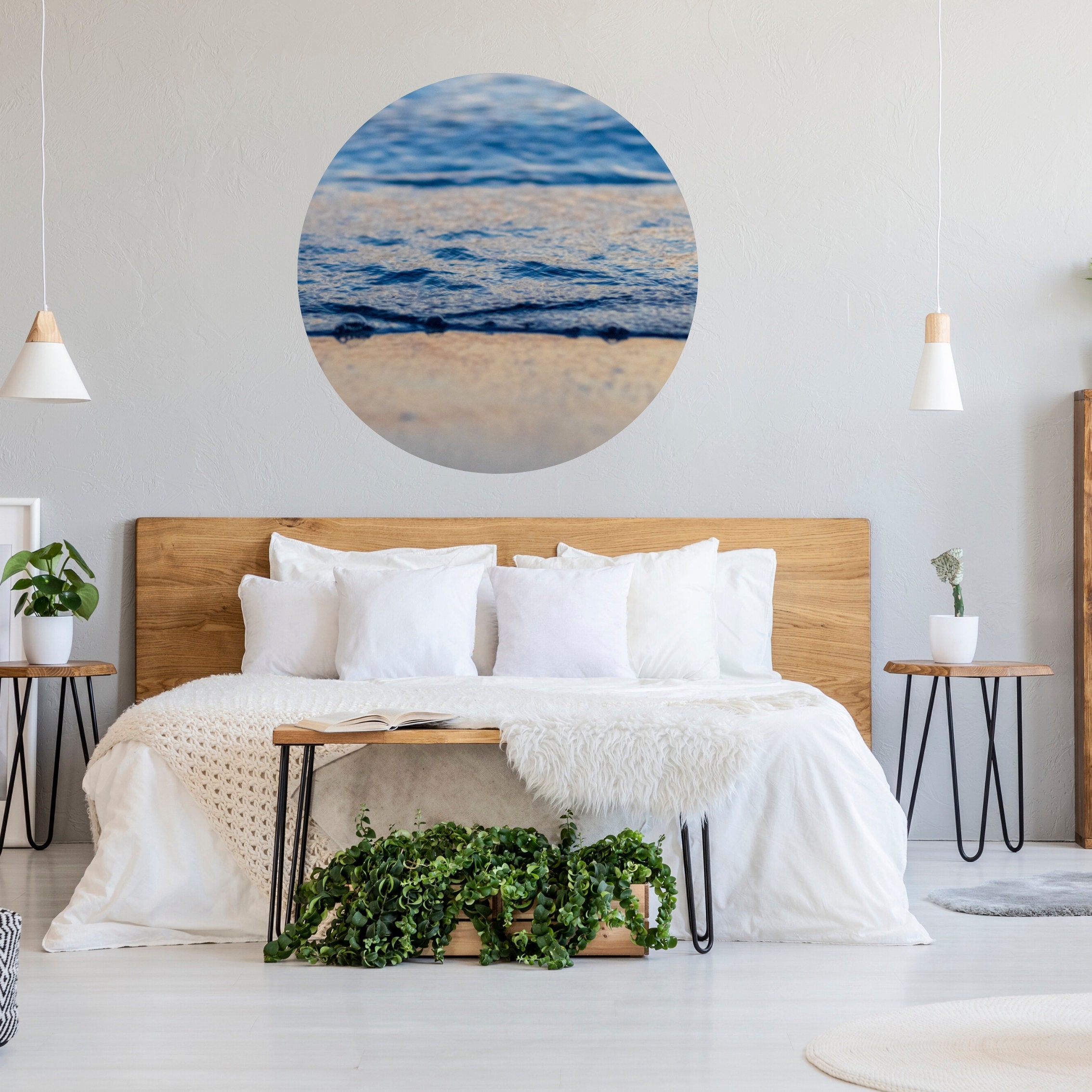 Beach Wall Decal Sticker Ocean Wall Decal No Damage Wall Etsy UK