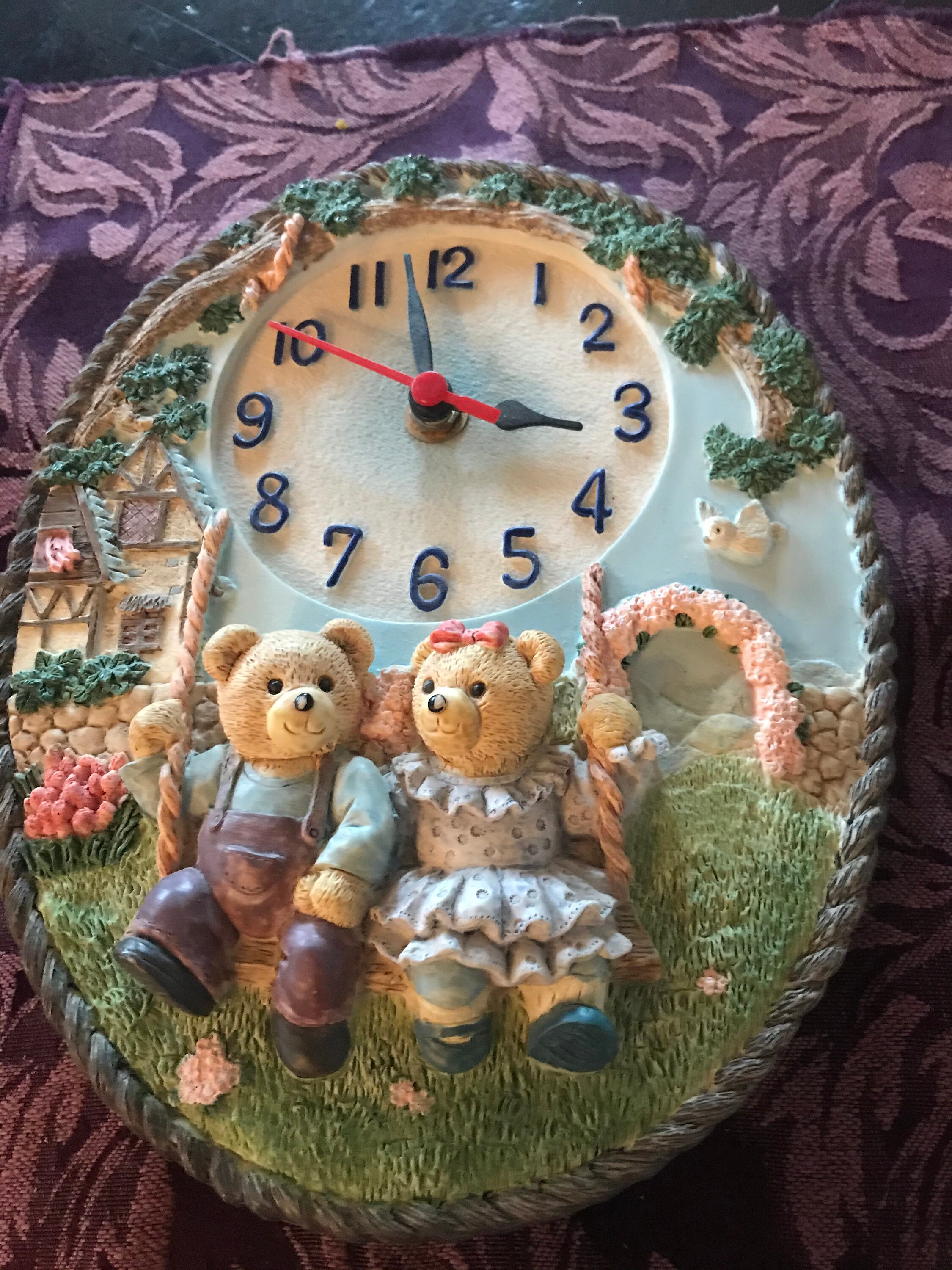 Vintage Bear Clock - Etsy Canada