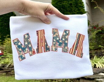 Mama, Patriotic, Red, White, Blue, Independence day, Stars, Cute, July 4th,  Sublimation, Digital Download, PNG File