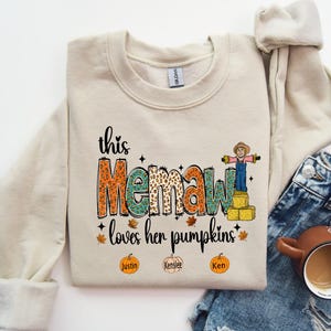 This Memaw Loves Her Pumpkins, Fall, Scarecrow, Custom, Leopard Pumpkin, Sublimation, Digital Download, PNG File