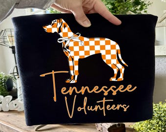 Vols, Tennessee, TN, Volunteers, Checkerboard, Grunge, Football, Basketball, Sports, Sublimation, Digital Download, PNG File