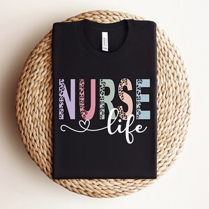 Nurse Life, Leopard, Half Leopard, CNA, Nurse, Nursing Life, SVG, Sublimation, Spring, Digital Download, PNG File
