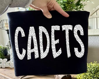Cadets, Dalmatian, Mascot, Doodle, Polka Dot, Sublimation, Download, PNG, File